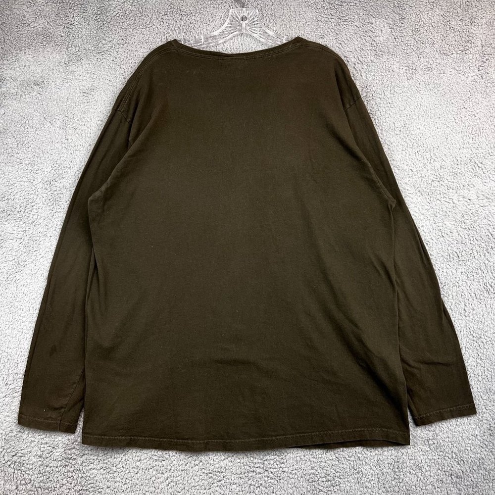 Ralph Lauren Polo Sport Shirt Size XL Green Long Sleeve Spell Out Logo - Picture 3 of 8